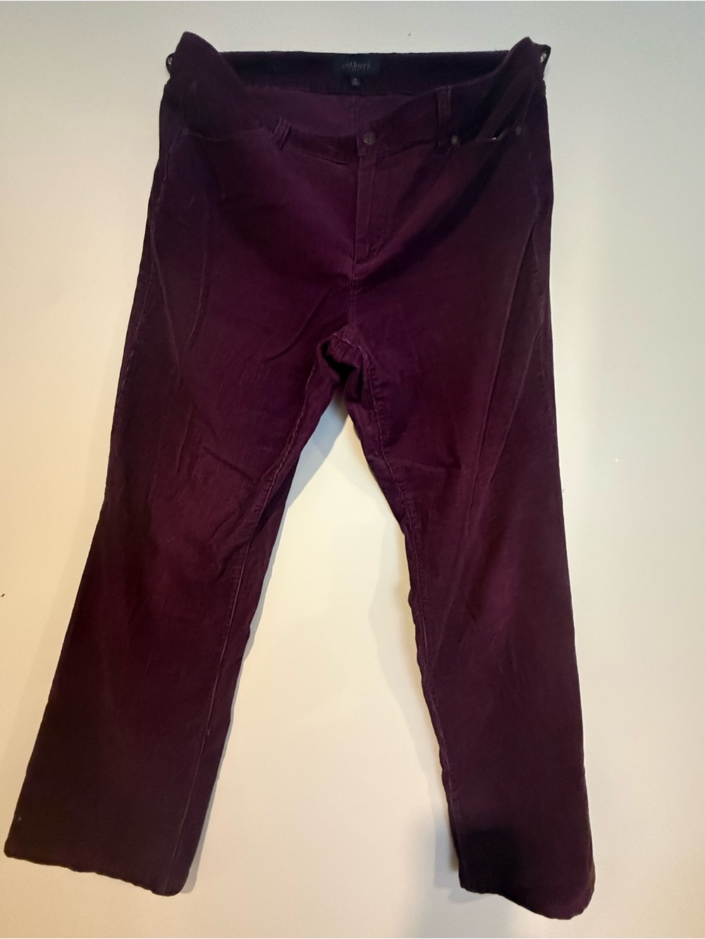 Talbots Corduroy Trousers — Plum
